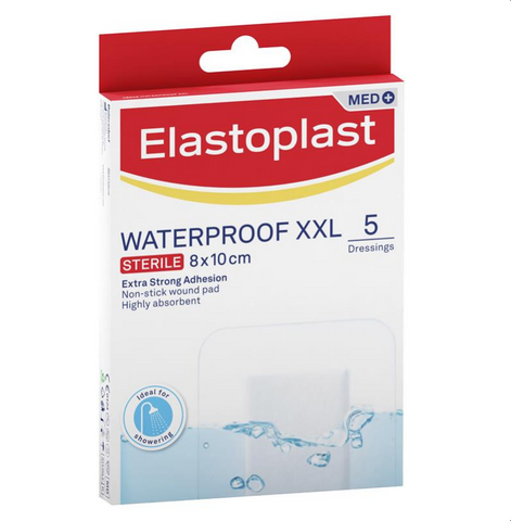 Elastoplast Aqua Protect Dressing XXL 8cm x 10cm 5 Pack Elastoplast Aqua Protect Dressing XXL 8cm x 10cm 5 Pack