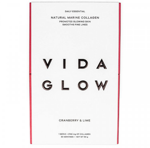 Vida Glow Marine Collagen Cranberry & Lime 30 x 3g Sachets Vida Glow Marine Collagen Cranberry & Lime 30 x 3g Sachets