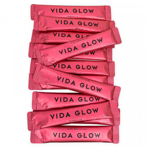 Vida Glow Marine Collagen Cranberry & Lime 30 x 3g Sachets Vida Glow Marine Collagen Cranberry & Lime 30 x 3g Sachets