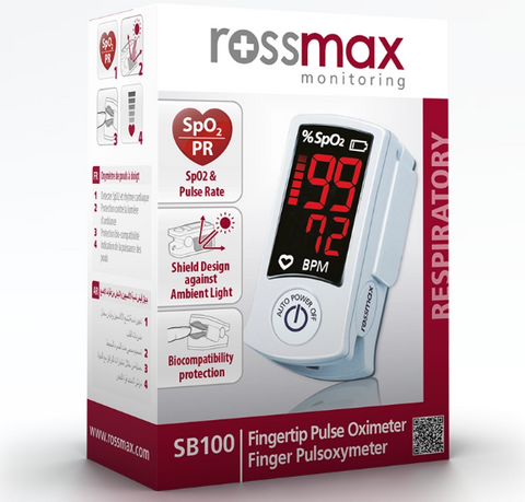 Rossmax Fingertip Pulse Oximeter - SB100 Rossmax Fingertip Pulse Oximeter - SB100