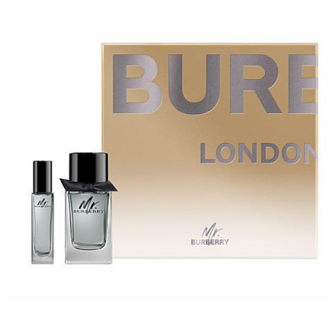 Burberry Mr Burberry 100mL Eau de Toilette Spray 2 Piece Set Burberry Mr Burberry 100mL Eau de Toilette Spray 2 Piece Set