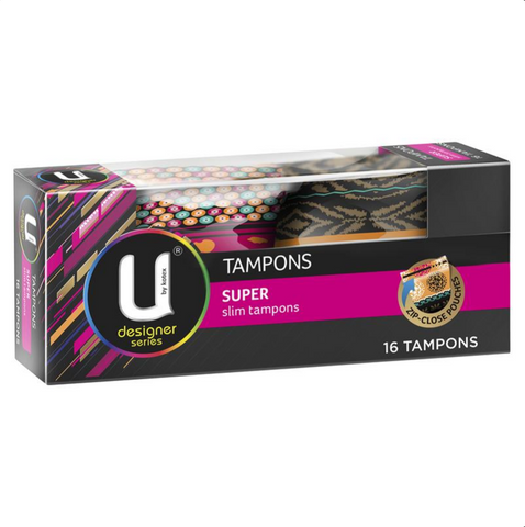 U By Kotex Tampon Design Super 16 U By Kotex Tampon Design Super 16