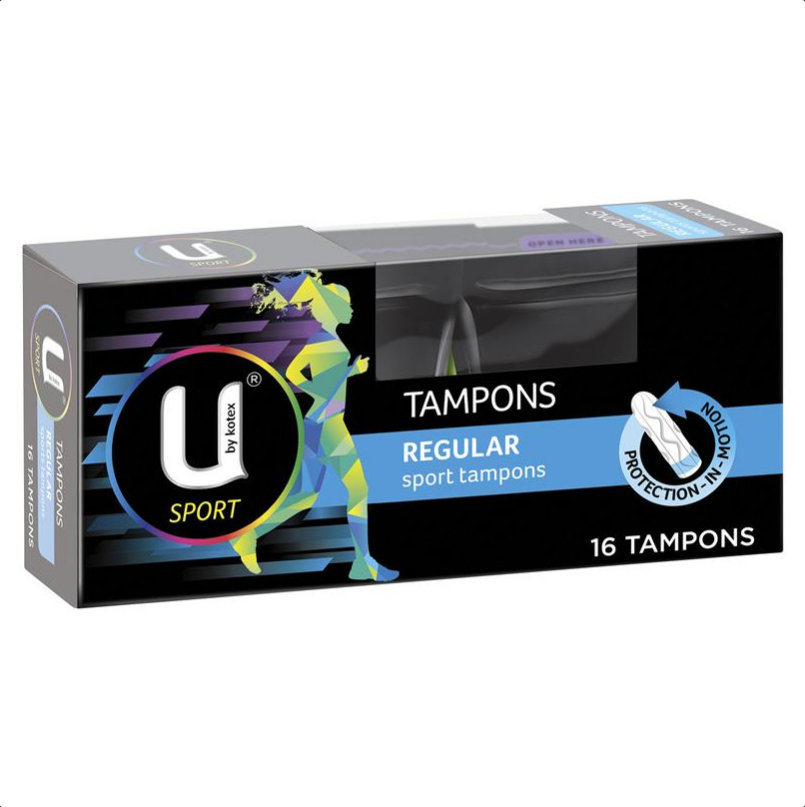 U By Kotex Sport Tampons Regular 16 Pack Better Value Pharmacy