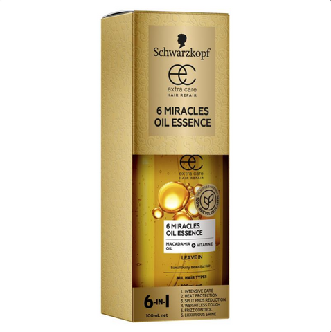 Schwarzkopf Extra Care 6 Miracles Oil Essence 100mL Schwarzkopf Extra Care 6 Miracles Oil Essence 100mL