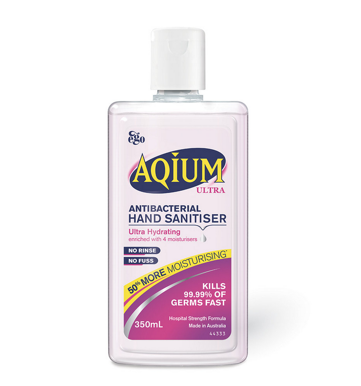 Aqium Antibacterial Hand Sanitiser Ultra 350mL