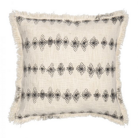 Amalfi Harlow Cushion White/Grey 50x10x50cm Amalfi Harlow Cushion White/Grey 50x10x50cm