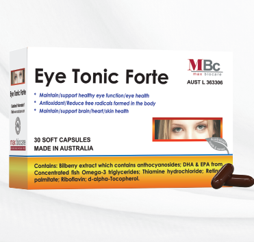 MAX BIOCARE Eye Tonic Forte 30 Soft Capsules MAX BIOCARE Eye Tonic Forte 30 Soft Capsules