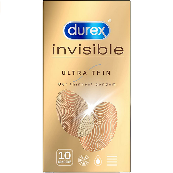 Durex Invisible Ultra Thin 10 Pack – Better Value Pharmacy