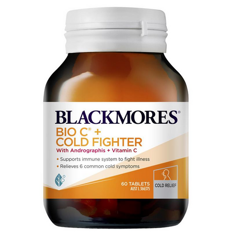 Blackmores Bio C + Cold Fighter 60 Tablets Blackmores Bio C + Cold Fighter 60 Tablets