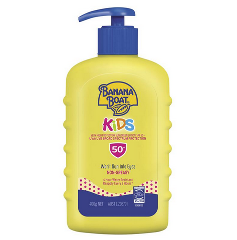 Banana Boat SPF 50+ Kids 400g Pump Banana Boat SPF 50+ Kids 400g Pump