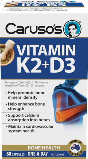 Caruso s Natural Health Vitamin K2 D3 60 Capsules Better Value