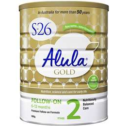 S26 Alula Gold 2 Progress 6 - 12 Months 900g S26 Alula Gold 2 Progress 6 - 12 Months 900g