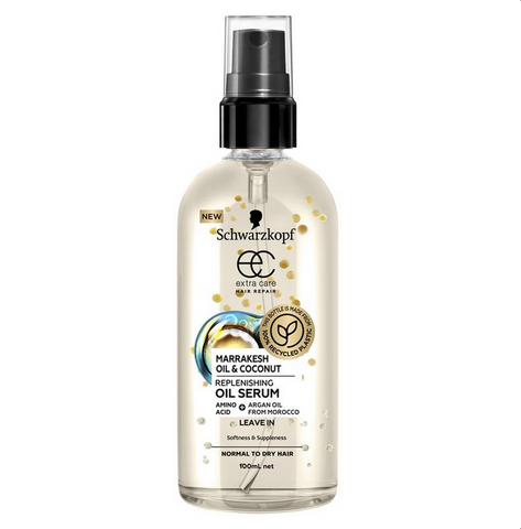 Schwarzkopf Extra Care Marrakesh Oil & Coconut Replenishing Oil Serum 100mL Schwarzkopf Extra Care Marrakesh Oil & Coconut Replenishing Oil Serum 100mL