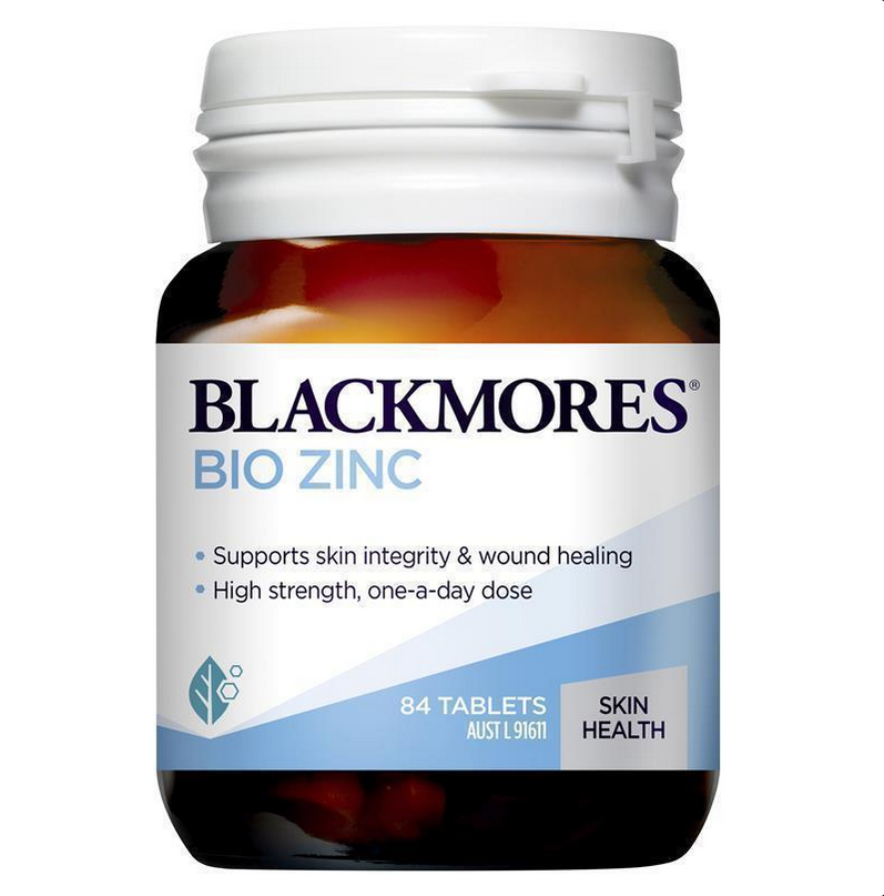 Blackmores Bio Zinc Skin Health Immune Support Vitamin 84 Tablets