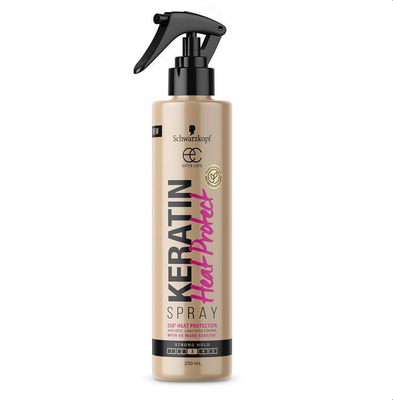 Schwarzkopf Extra Care Keratin Heat Protect Spray 250mL