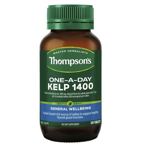 Thompson's Kelp 1400mg 120 Tablets Thompson's Kelp 1400mg 120 Tablets