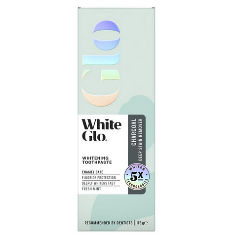 White Glo Charcoal Deep Stain Remover Toothpaste 115g White Glo Charcoal Deep Stain Remover Toothpaste 115g