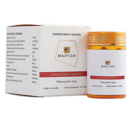 Beauty Leaf Whitening & Anti Aging Beauty Advanced 60 Tablets Beauty Leaf Whitening & Anti Aging Beauty Advanced 60 Tablets