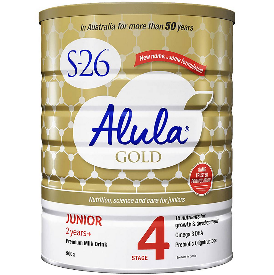 S26 Alula Gold 4 Junior 2 Year+ 900g S26 Alula Gold 4 Junior 2 Year+ 900g