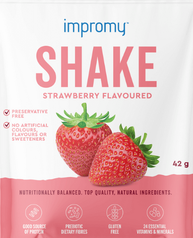 Impromy Shake Strawberry 42g Sachet - Membership Number Required