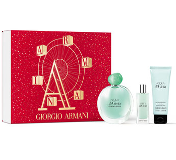 Giorgio Armani Acqua di Gioia Eau de Parfum 100mL 3 Piece Holiday Gift Set