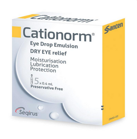 Cationorm Preservative Free Eye Drops 0.4mL x 30 Vials Cationorm Preservative Free Eye Drops 0.4mL x 30 Vials