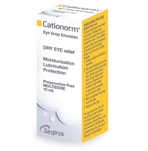 Cationorm Preservative Free Eye Drops 10mL Cationorm Preservative Free Eye Drops 10mL