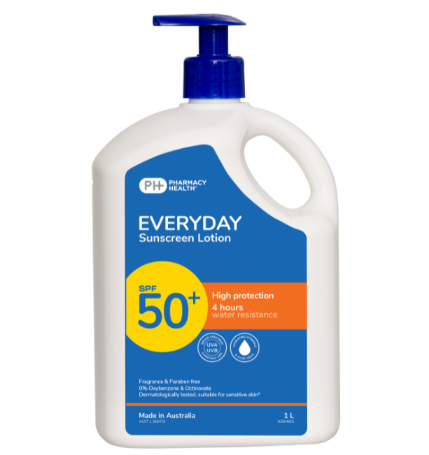 Pharmacy Health Everyday Sunscreen Lotion SPF50+ 1L