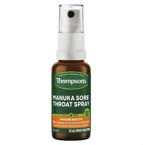 Thompson's Manuka Sore Throat Spray 25mL Thompson's Manuka Sore Throat Spray 25mL
