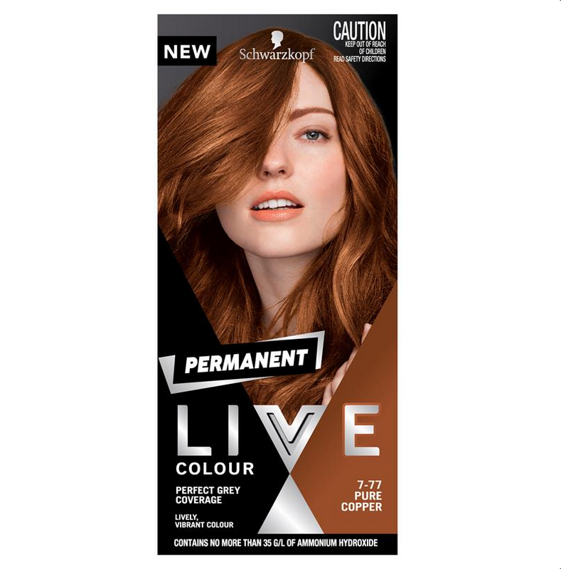 Schwarzkopf Live Salon Permanent 7.77 Pure Copper