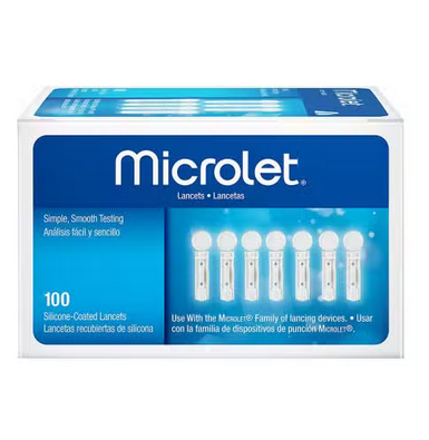 Contour Next Microlet Lancets Box 100 Pack