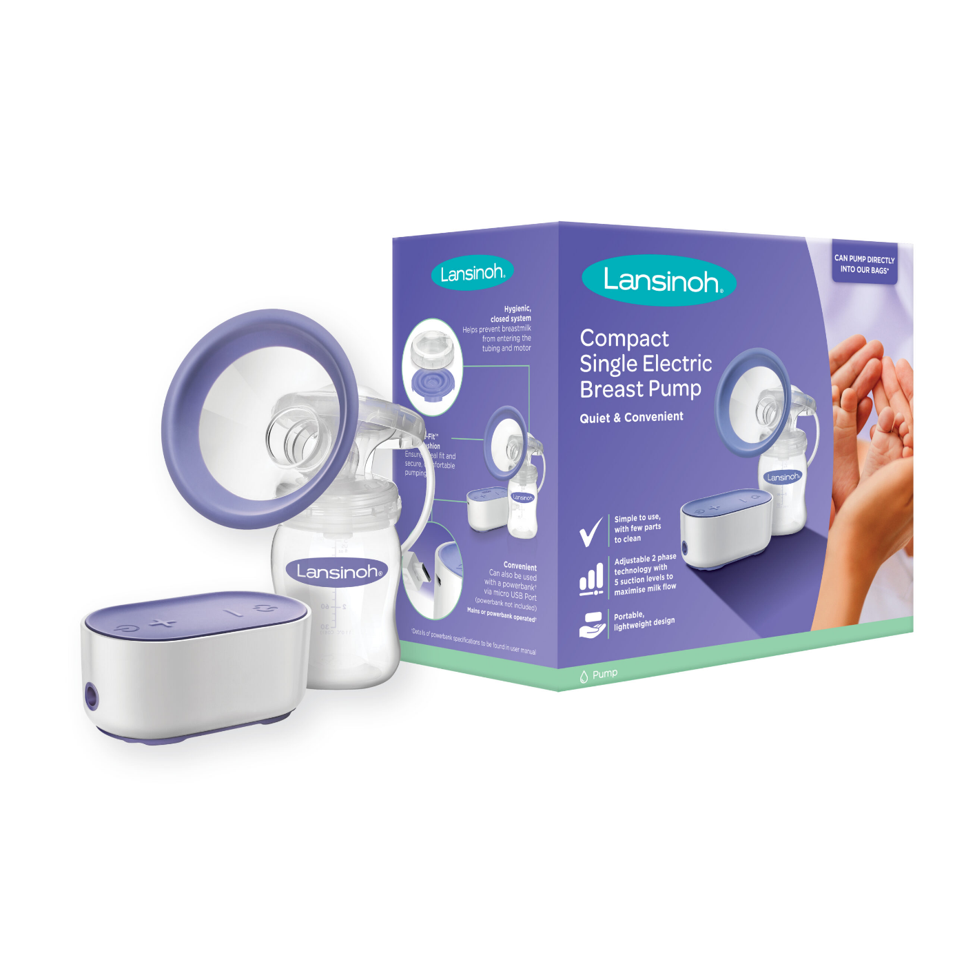 Lansinoh Compact Single Electric Breast Pump Lansinoh Compact Single Electric Breast Pump