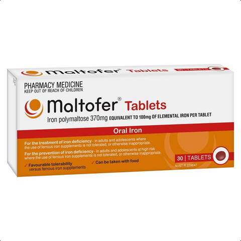 Maltofer Oral Iron 100mg 30 Tablets Maltofer Oral Iron 100mg 30 Tablets