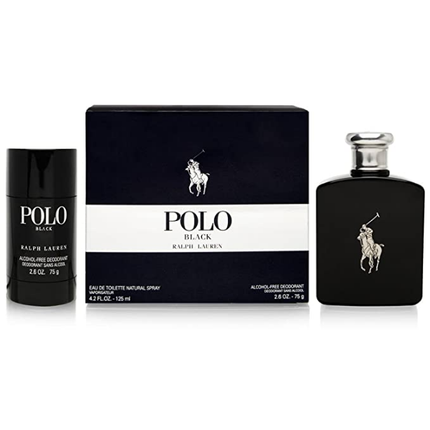 Polo black gift sets best sale