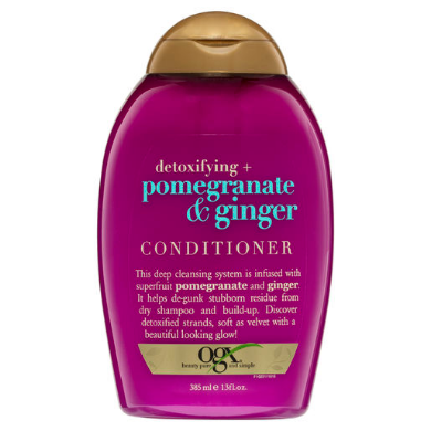 OGX Detoxifying + Pomegranate & Ginger Conditioner 385mL (b) OGX Detoxifying + Pomegranate & Ginger Conditioner 385mL (b)