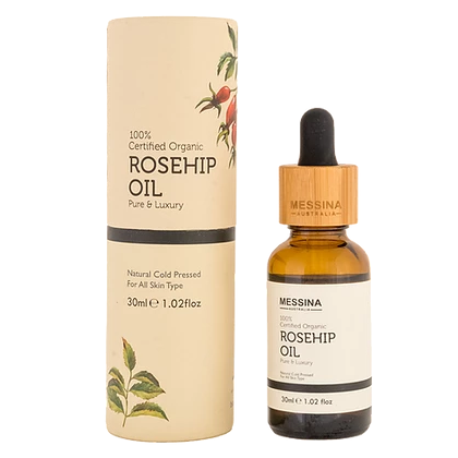 Messina Certified Organic Rosehip Oil 30ml Messina Certified Organic Rosehip Oil 30ml