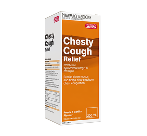 Pharmacy Action Chesty Cough Relief 200ml (limit One Per Order 