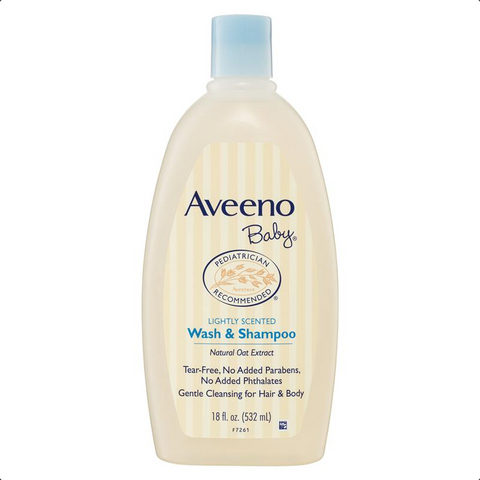 Aveeno Baby Daily Moisture Lightly Scented Wash & Shampoo 532mL Aveeno Baby Daily Moisture Lightly Scented Wash & Shampoo 532mL