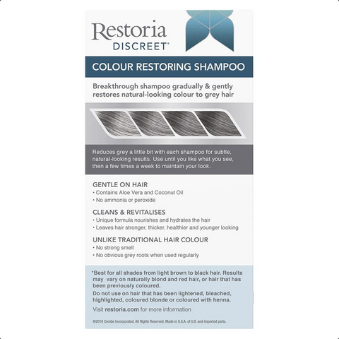Restoria Discreet Colour Restoring Shampoo 147mL Restoria Discreet Colour Restoring Shampoo 147mL