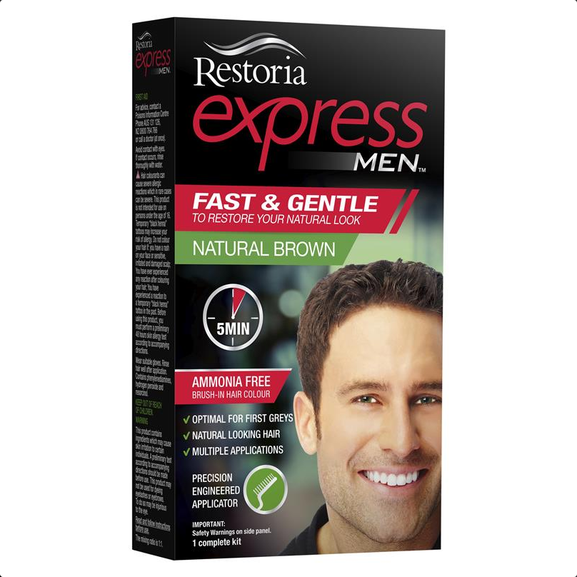 Restoria Express for Men Natural Brown