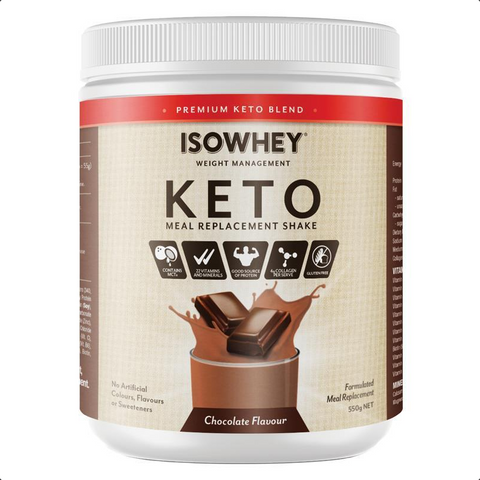 IsoWhey Keto Meal Replacement Shake Chocolate 550g IsoWhey Keto Meal Replacement Shake Chocolate 550g