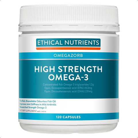 Ethical Nutrients High Strength Omega-3 Capsules 120 Capsules Ethical Nutrients High Strength Omega-3 Capsules 120 Capsules