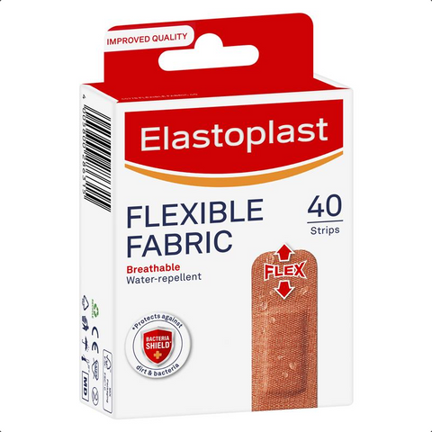 Elastoplast Flexible Fabric Strips 40 Pack Elastoplast Flexible Fabric Strips 40 Pack