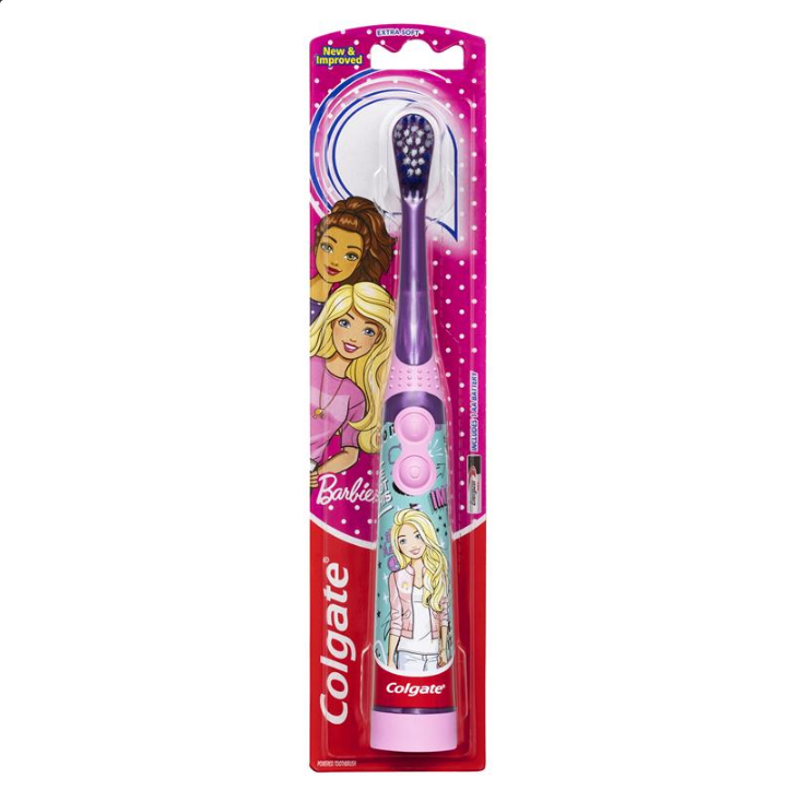 Colgate Toothbrush Kids Sonic Battery Batman & Barbie - Assorted