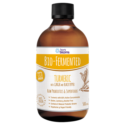 Henry Blooms Bio-Fermented Turmeric with Ginger and Black Pepper 500mL Henry Blooms Bio-Fermented Turmeric with Ginger and Black Pepper 500mL