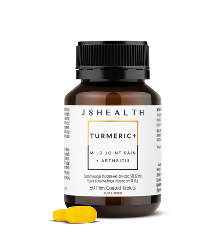 JSHEALTH Turmeric + Mild Joint Pain + Arthritis 60 Tablets JSHEALTH Turmeric + Mild Joint Pain + Arthritis 60 Tablets