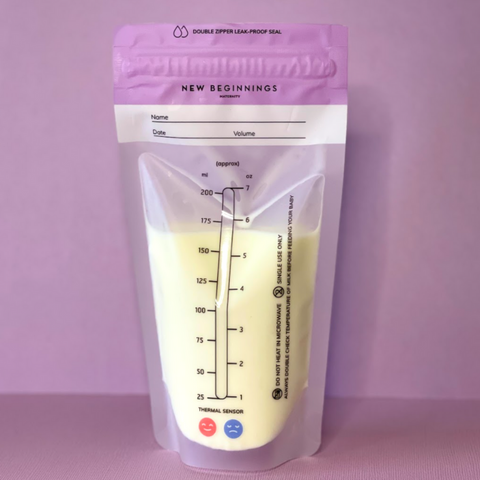 New Beginnings Breast Milk Storage Bags 25 Pack New Beginnings Breast Milk Storage Bags 25 Pack