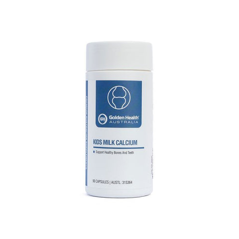 Golden Health Kids Milk Calcium 90 Capsules Golden Health Kids Milk Calcium 90 Capsules