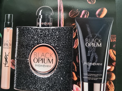 Yves Saint Laurent Black Opium Eau de Parfum 90mL 3 Piece Set Yves Saint Laurent Black Opium Eau de Parfum 90mL 3 Piece Set
