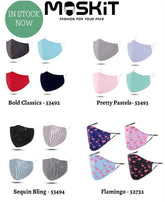 Face Mask - Washable & Adjustable Maskit Face Masks - Variety Design 1